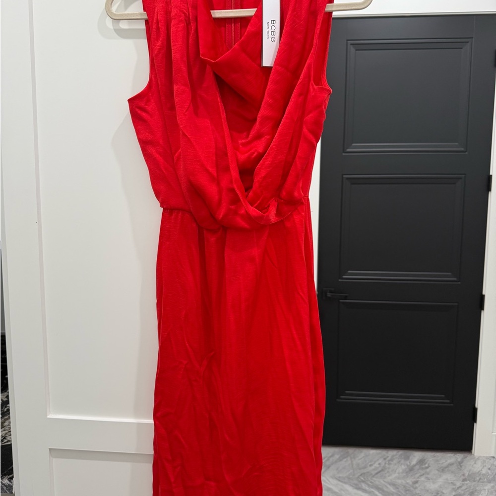 NWT BCBG Scarlet Backless Dress